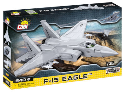 KLOCKI COBI ARMED FORCES 5803 MYŚLIWIEC F-15 EAGLE 590 KL.